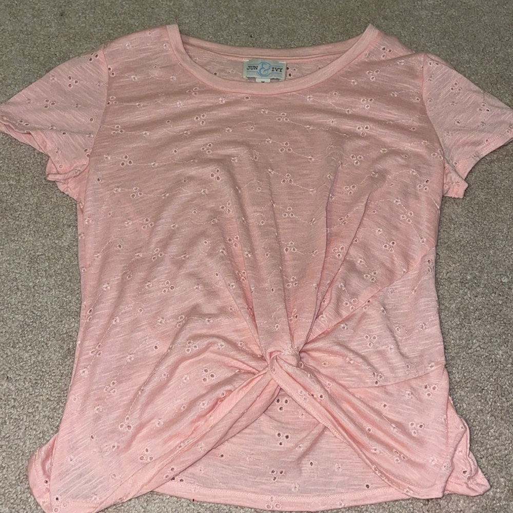 Jun & Ivy Pink top✨